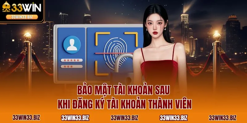 Bảo mật tài khoản sau khi đăng ký tài khoản thành viên