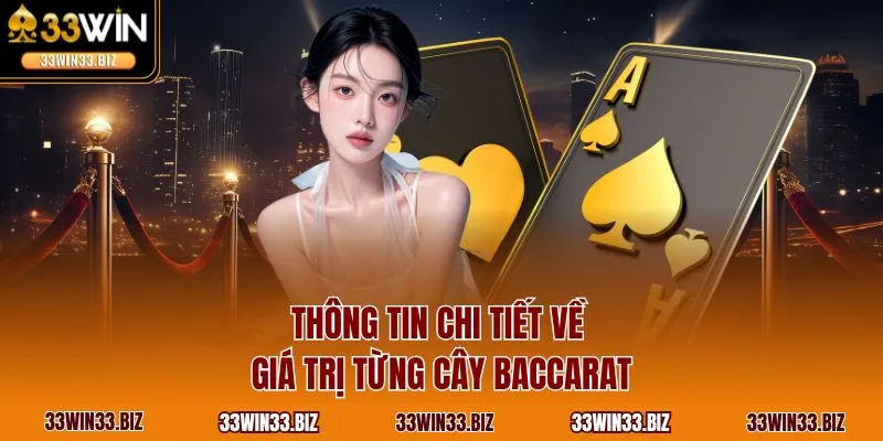 Thông tin chi tiết về giá trị từng cây Baccarat