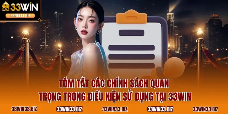 Tóm tắt các chính sách quan trọng trong điều kiện sử dụng